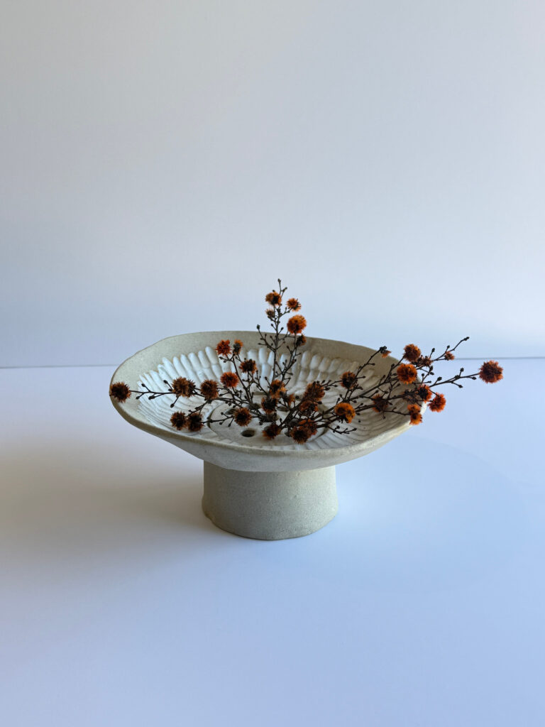 Flower Frog Bowl pottery template