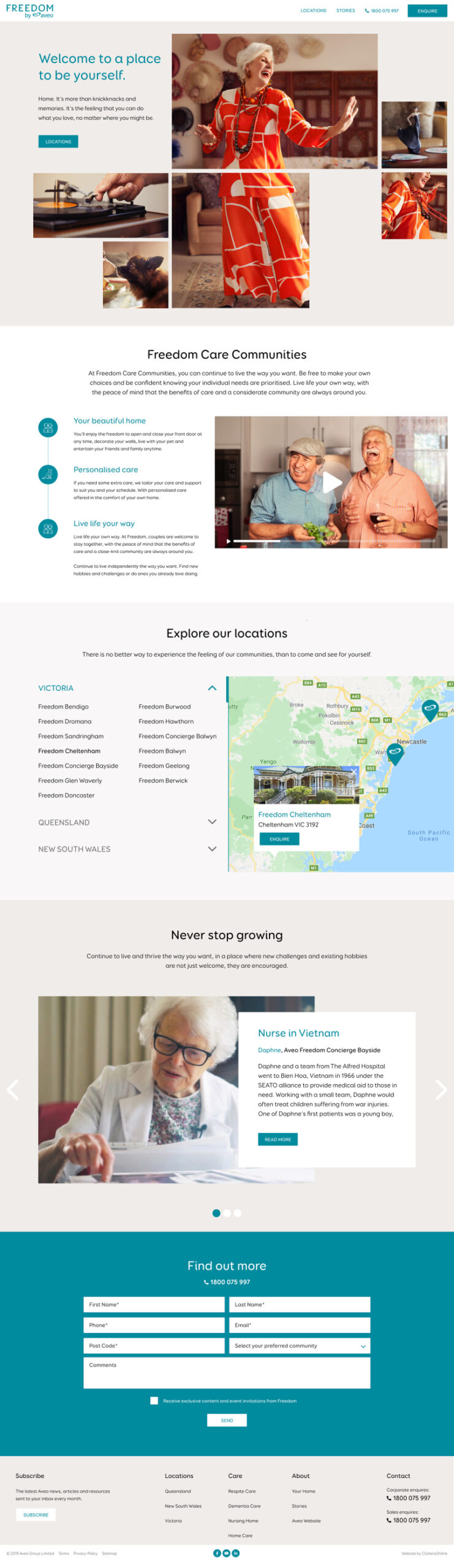 Freedom - The website