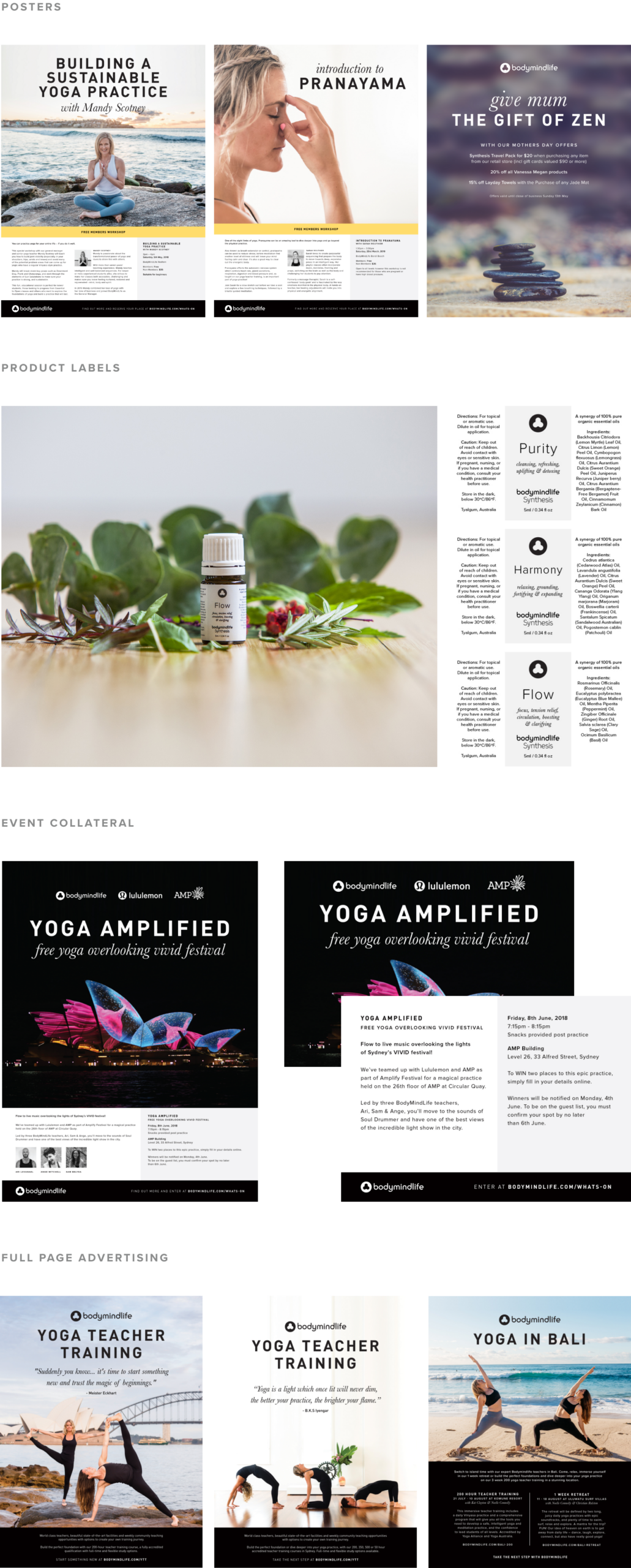 BodyMindlife - Print design