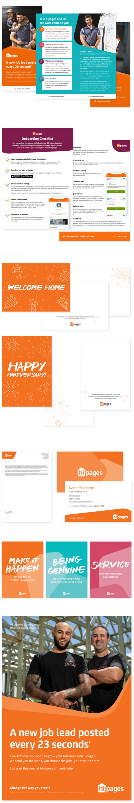 hipages - Printed Collateral