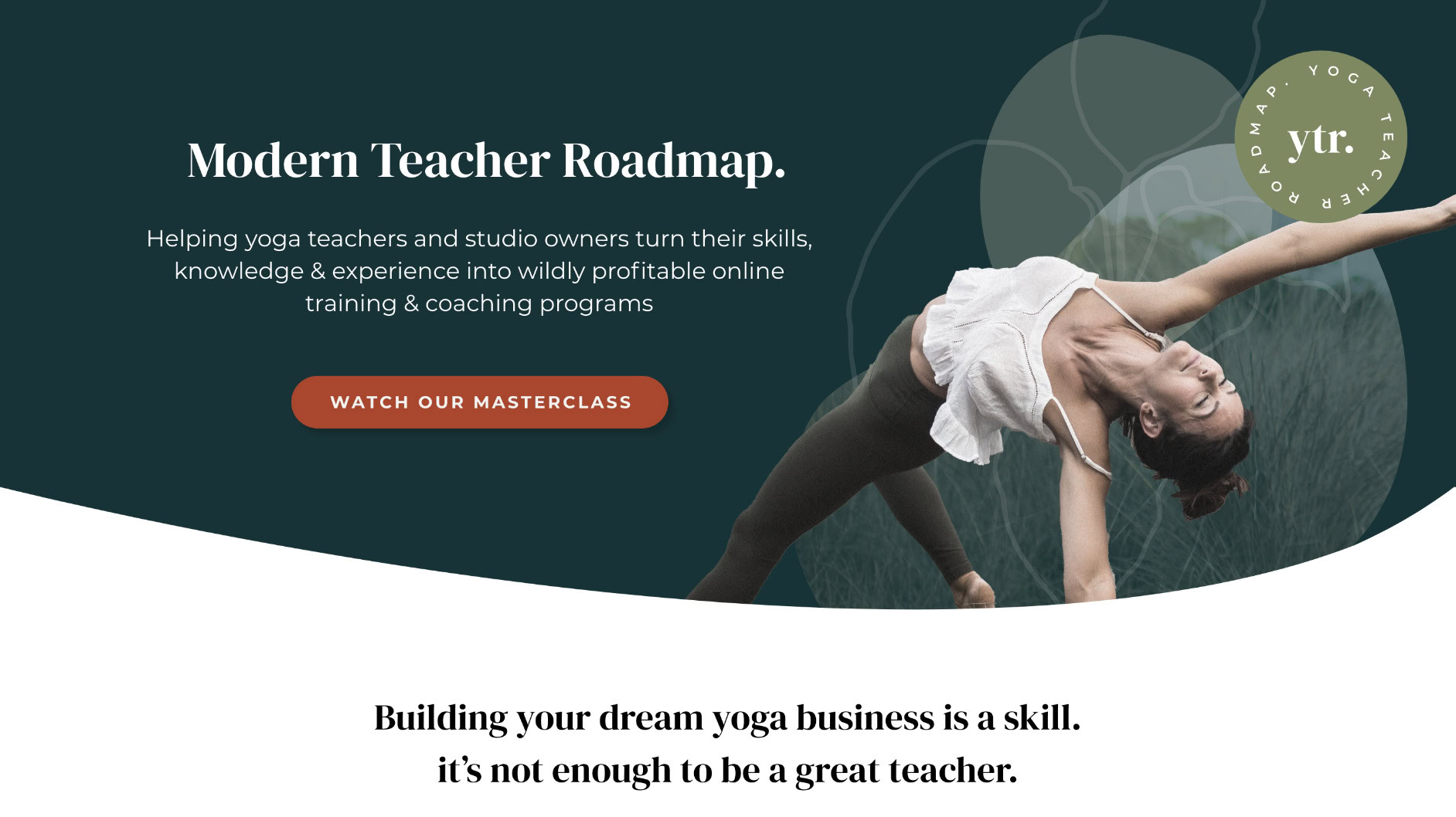 Yoga teacher roadmap - tile
