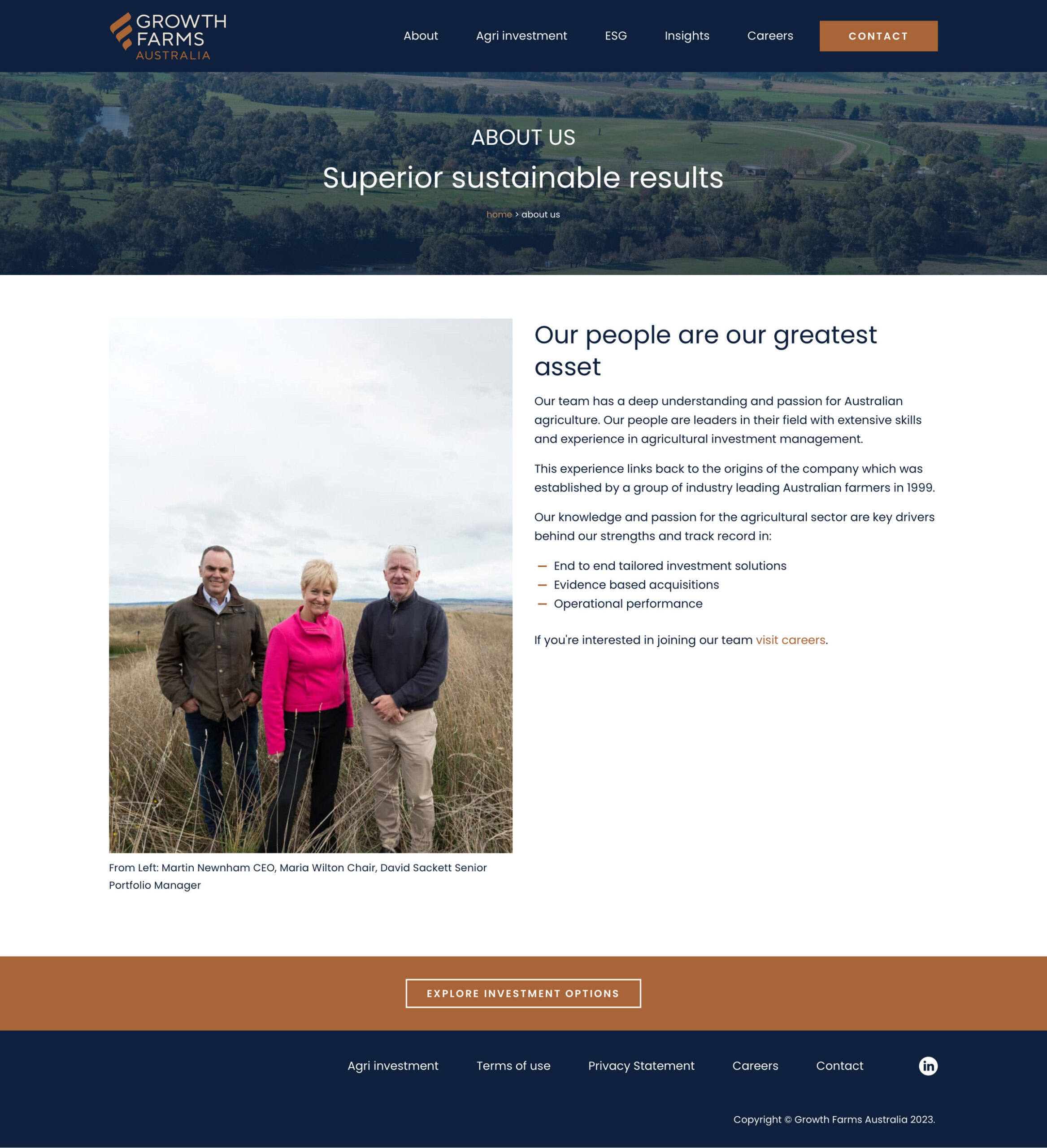 Growth Farms - The website