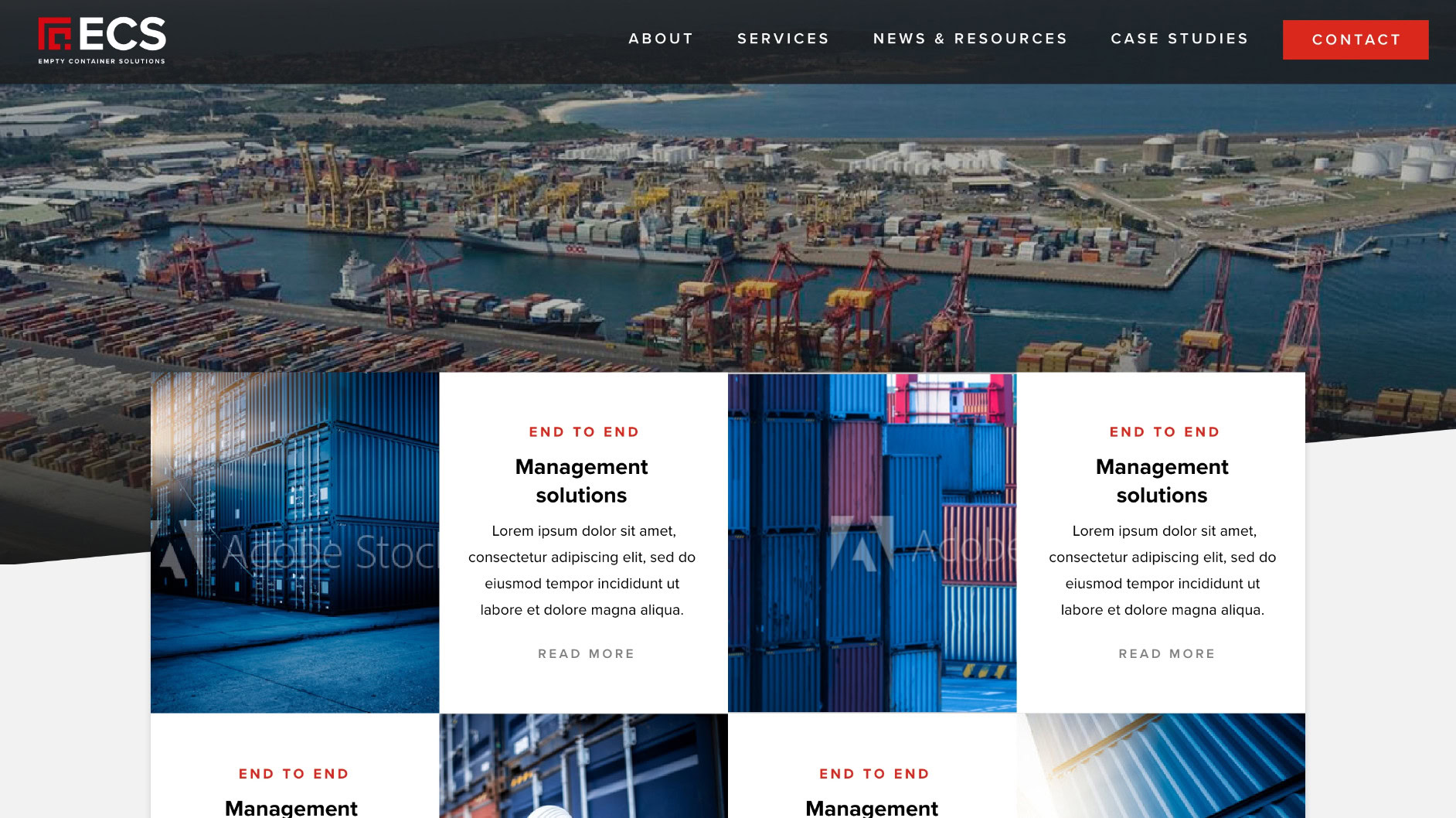 Empty Container Solutions - tile