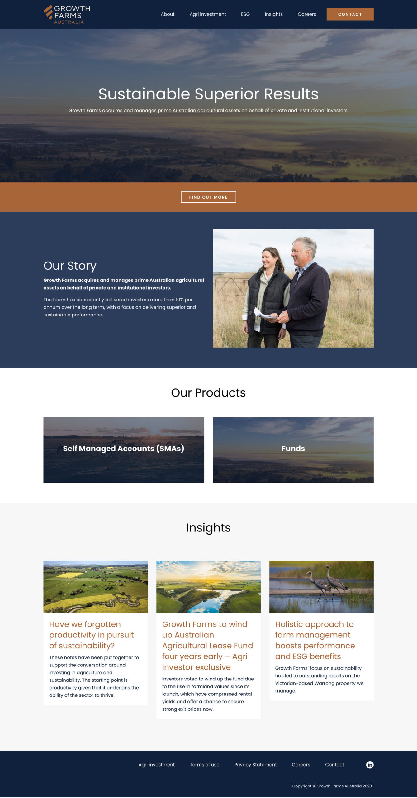 Growth Farms - The website
