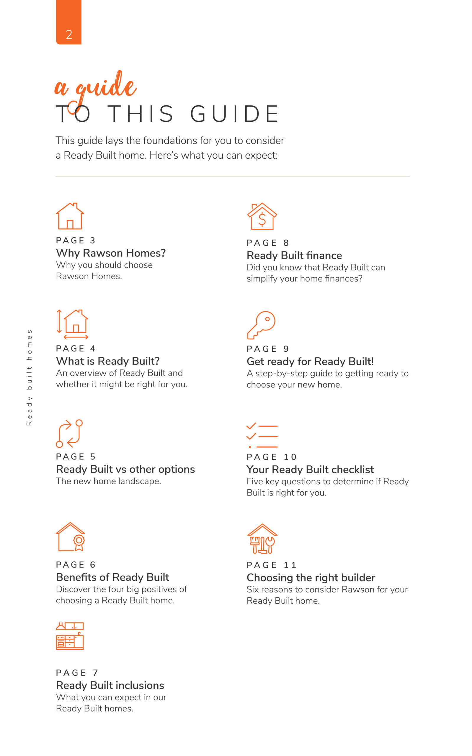 Rawson Homes - Ready Built Guide