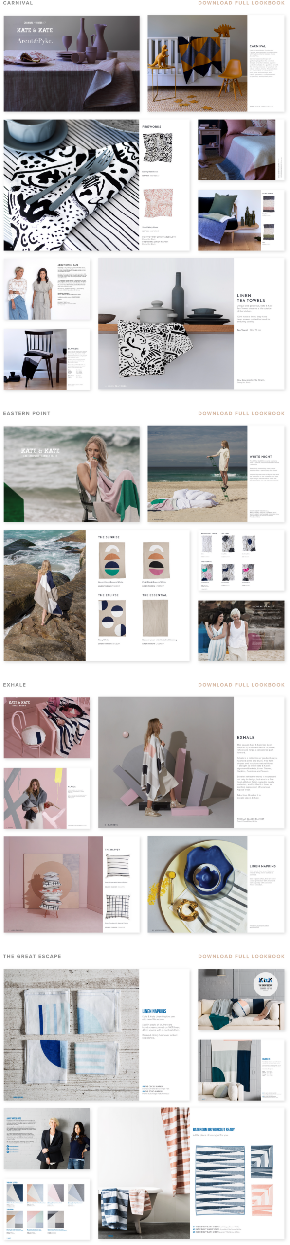 Kate & Kate - Lookbooks & order forms
