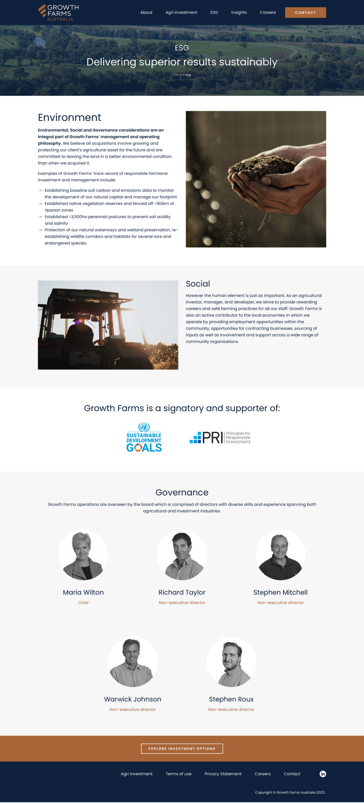 Growth Farms - The website